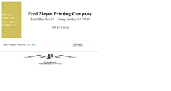 Desktop Screenshot of fredmeyerprinting.com